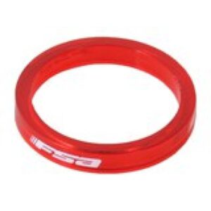 FSA Polycarbonate headset 5 mm spacer Red