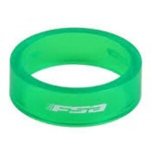 FSA Polycarbonate headset 10 mm spacer Green